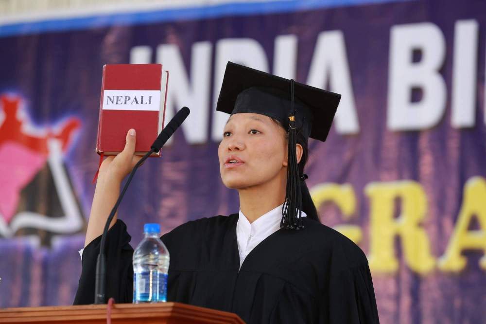 Nepalese graduates such as this one have growing representation at India Bible College and Seminary for more than 30 years.