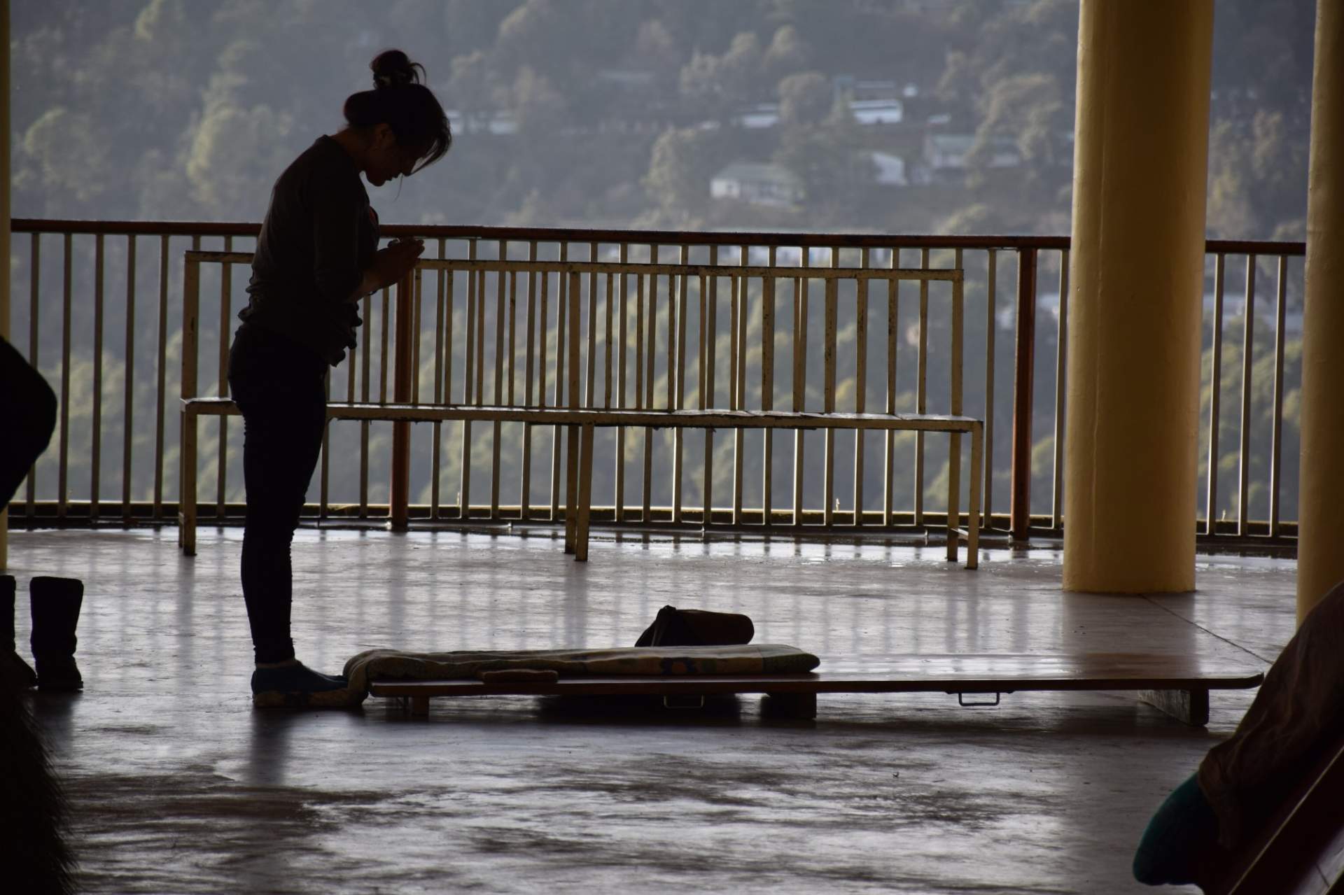 A woman still in bondage to "vain repetitions" of Tibetan Buddhism.