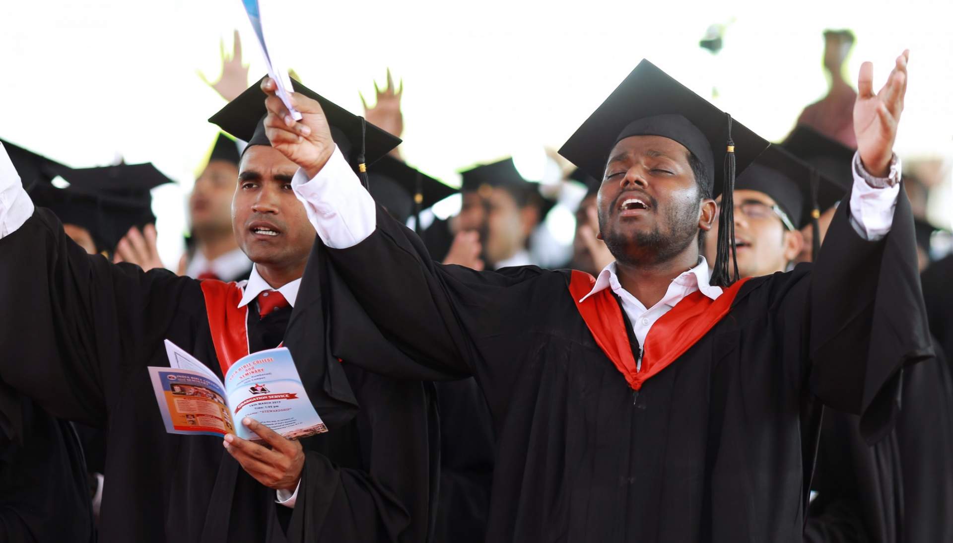 IBC graduates worship God who calls them to evangelism and church planting.