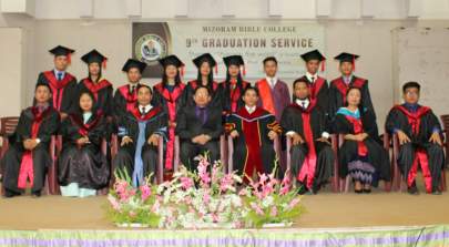 Mizoram Bible College graduates come from Bangladesh and Burma as well as India.