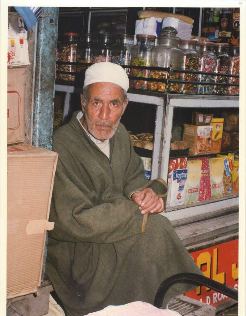 Muslim shopkeeper from Jammu & Kashmir.