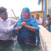 The baptism of Ashok Kumar’s oldest sister, Salindro Devi.