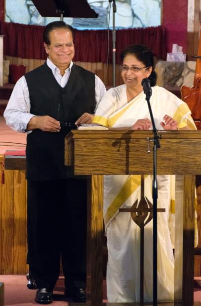 Valson Abraham and his wife, Laly, minister together.